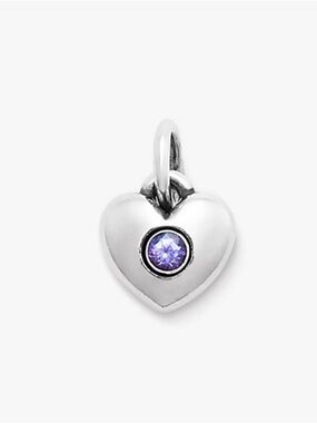 New with dust bag James Avery Lab-Created Alexandrite (June) keepsake charm